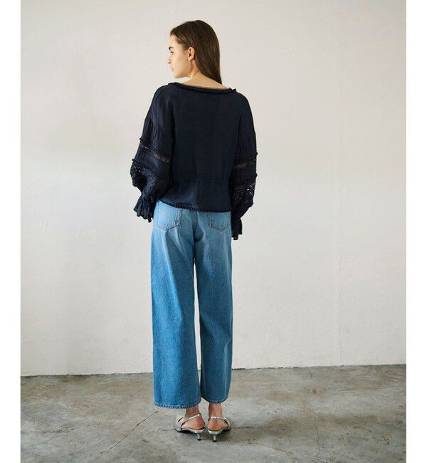 GRACE CONTINENTAL「レースパッチブラウス」|シャツ・ブラウス|