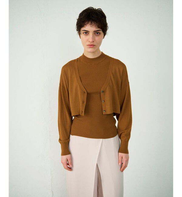 Diagram「ショートドルマンニットカーディガン」|カーディガン|