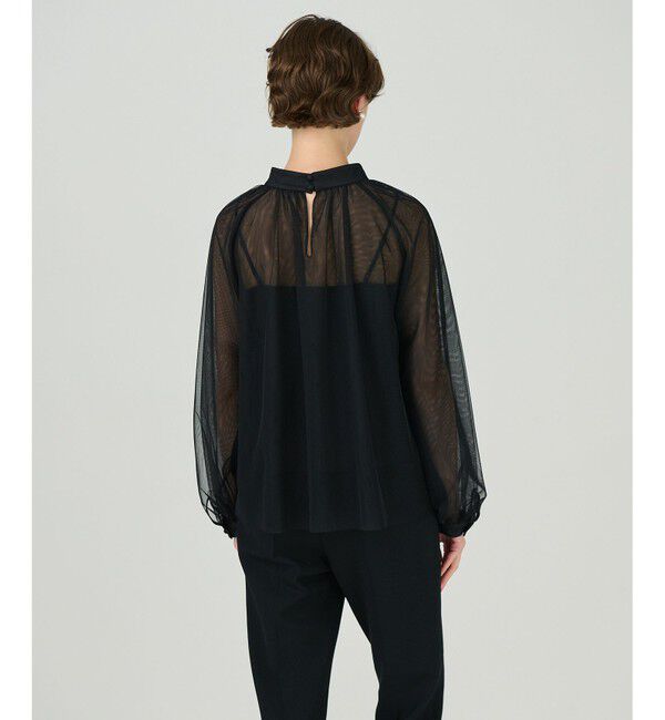 GRACE CONTINENTAL「チュールハイネックトップ」|シャツ・ブラウス|