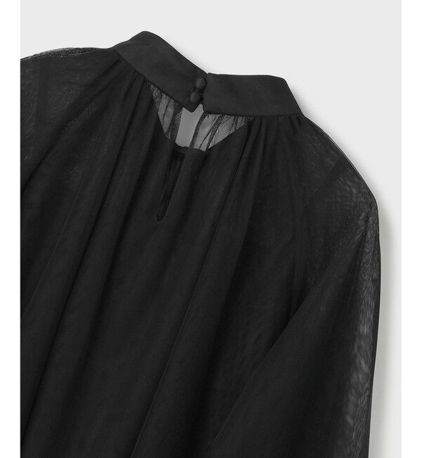 GRACE CONTINENTAL「チュールハイネックトップ」|シャツ・ブラウス|