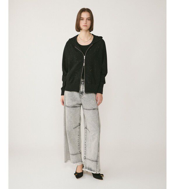 Diagram「スパンコールニットパーカー」|パーカー|