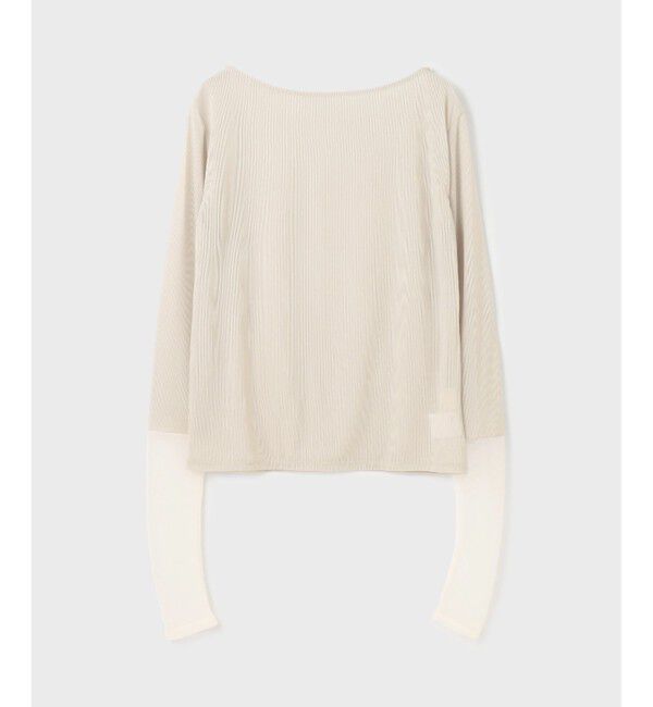  「シアーアセテートカットトップ」|Tシャツ・カットソー|