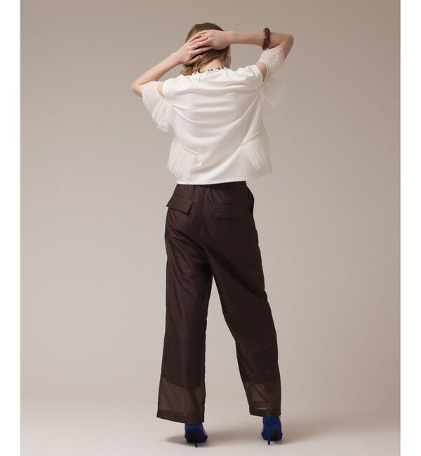 Diagram「プリーツチュールカットトップ」|Tシャツ・カットソー|