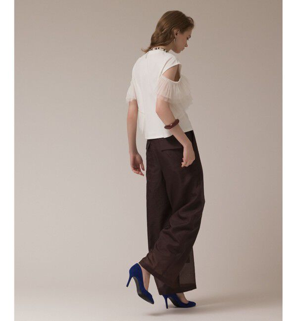 Diagram「プリーツチュールカットトップ」|Tシャツ・カットソー|