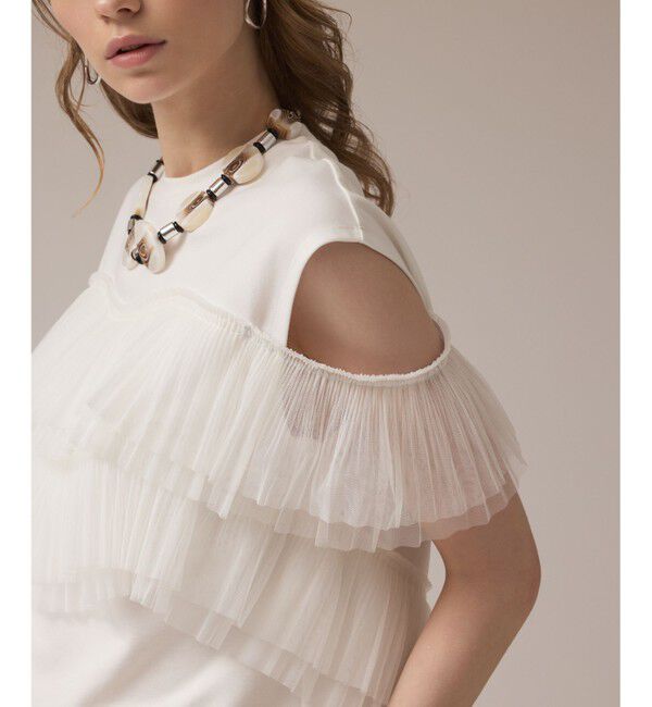 Diagram「プリーツチュールカットトップ」|Tシャツ・カットソー|