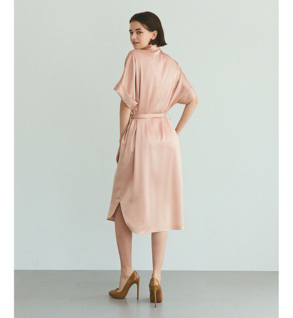 Grace Class「ダブルサテンシャツドレス」|ワンピース|