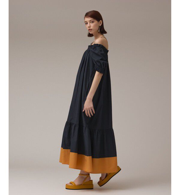 Diagram「ギャザーロングワンピース」|ワンピース|