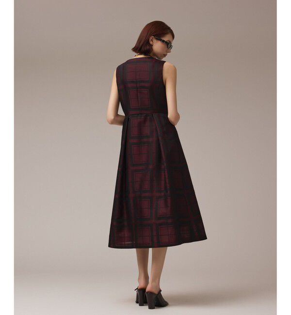 GRACE CONTINENTAL「シャドーチェックワンピース」|ワンピース|