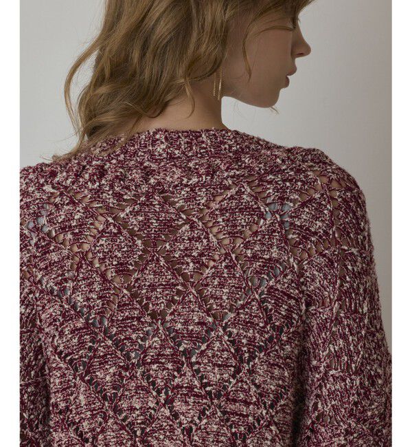 GRACE CONTINENTAL「オーバーニットカーディガン」|カーディガン|