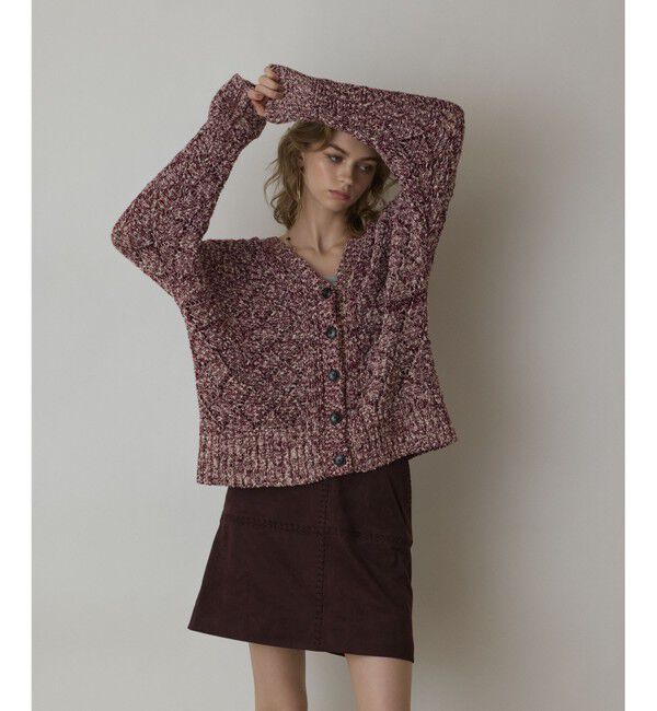 GRACE CONTINENTAL「オーバーニットカーディガン」|カーディガン|