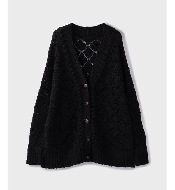 GRACE CONTINENTAL「オーバーニットカーディガン」|カーディガン|