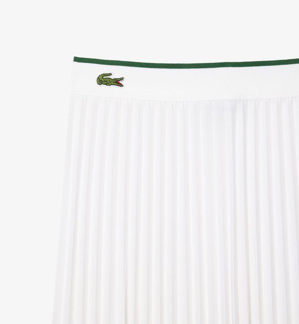 LACOSTE「配色ウエストプリーツテニススカート」|スカート|