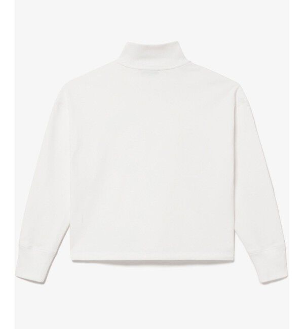 LACOSTE「接触冷感 吸水速乾 COOL MAX クールマックス クロップド ハーフジップスウェット トレーナー」|スウェット・ジャージ|