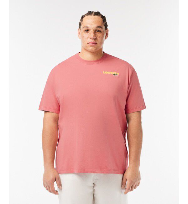 LACOSTE「リピートネームバックプリントTシャツ」|Tシャツ・カットソー|