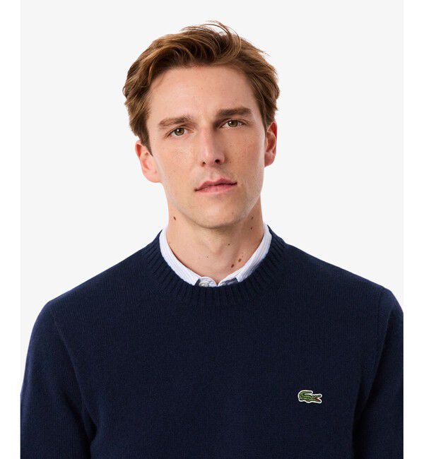 LACOSTE「エッセンシャルカシミヤニットセーター / 3Dシームレスニット」|ニット・セーター|