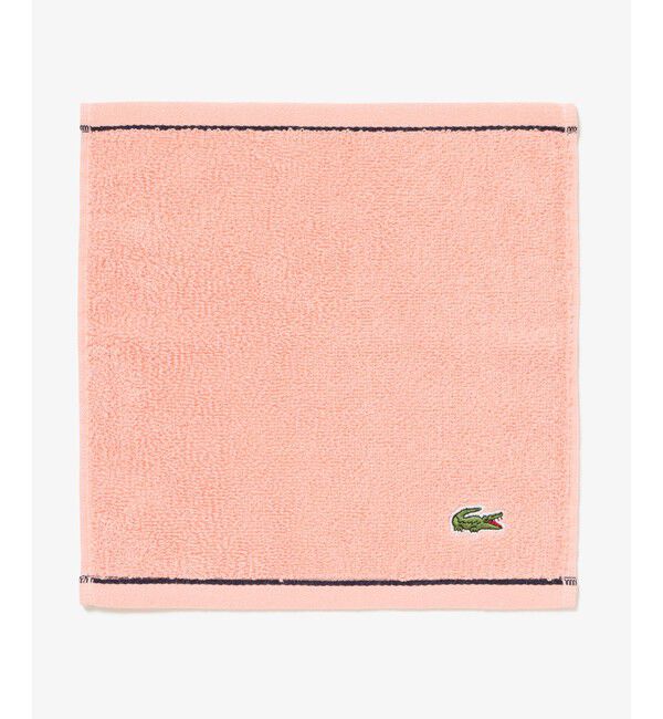 LACOSTE「エッセンシャルハンカチタオル」|タオル|オレンジ