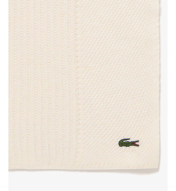 LACOSTE「コンビ・ニッティングマフラー」|マフラー|
