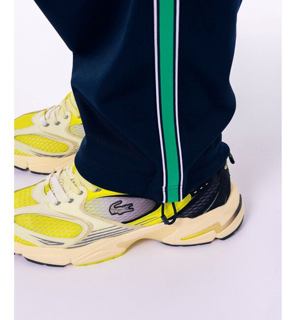 LACOSTE「サイドラインスウェットトラックパンツ」|チノ|