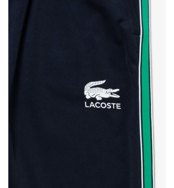 LACOSTE「サイドラインスウェットトラックパンツ」|チノ|