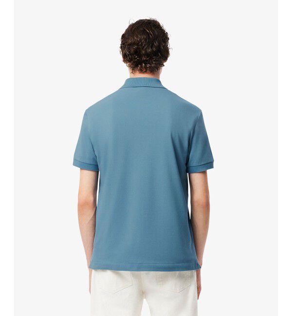 LACOSTE「通気性 イージーケア 軽量鹿の子ピケ L.12.12ライトウェイト半袖ポロシャツ」|ポロシャツ|