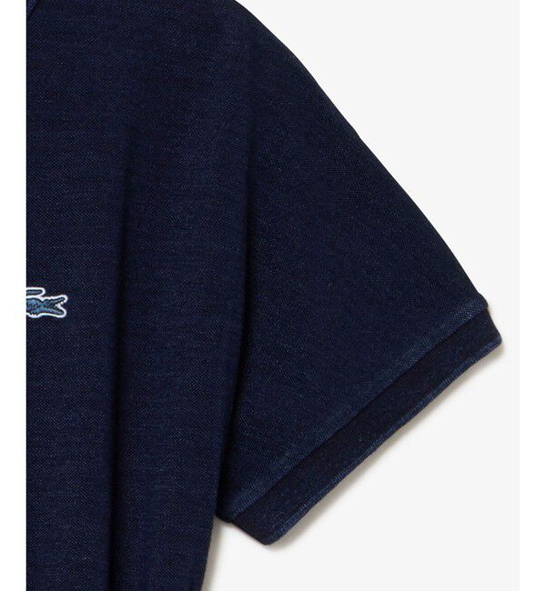 LACOSTE「インディゴ 鹿の子ポロドレス マキシ丈ワンピース フレア Iライン」|ワンピース|
