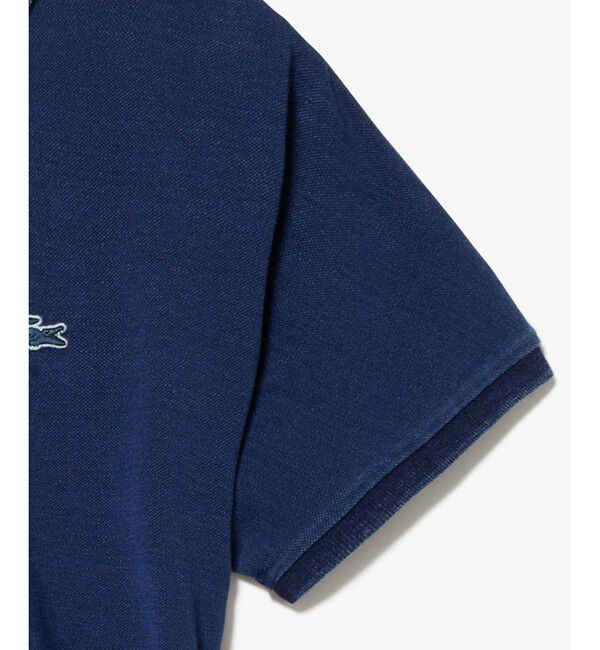 LACOSTE「インディゴ 鹿の子ポロドレス マキシ丈ワンピース フレア Iライン」|ワンピース|