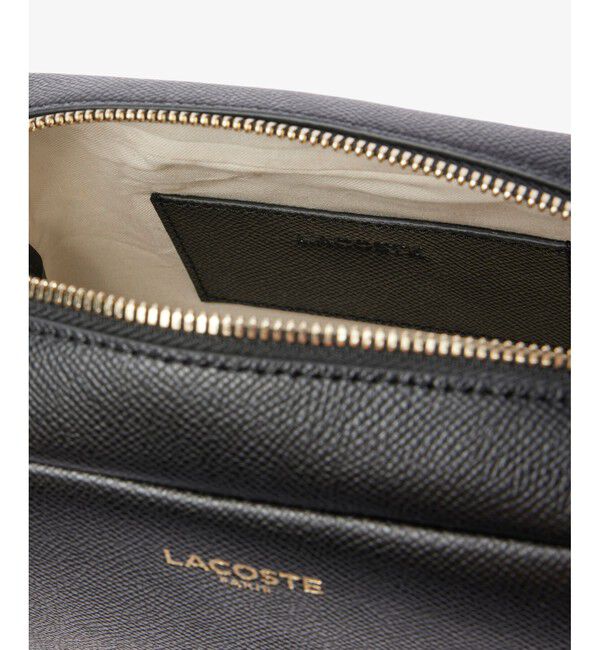 LACOSTE「シャンゼリゼ レザースクエアミニショルダーバッグ」|ショルダー・メッセンジャー|