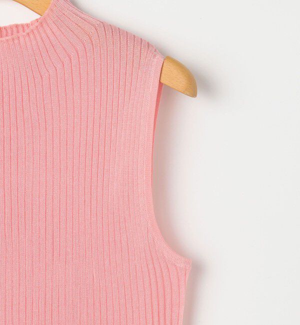 NOLLEY'S「《手洗い可能》《アンサンブル対応》シアーリブノースリーブプルオーバーニット」|ニット・セーター|