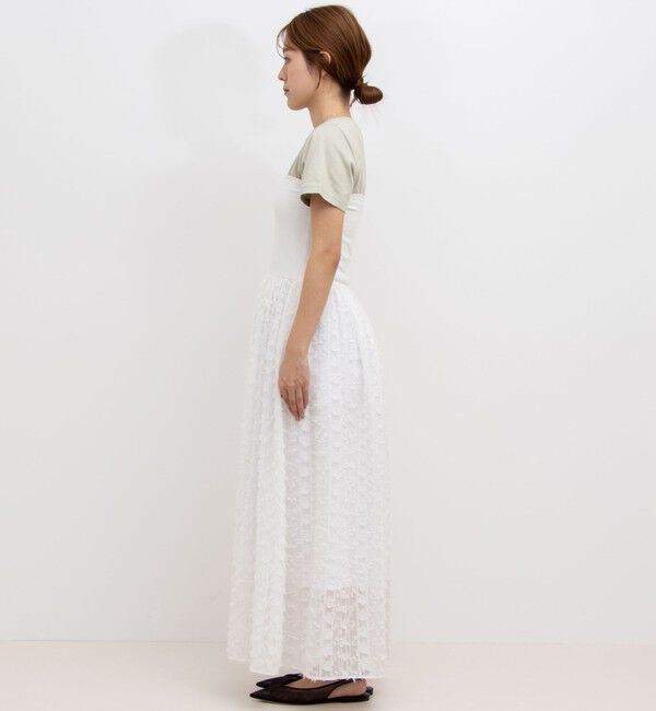 NOLLEY'S「2WAYカットジャガードドッキングワンピース」|ワンピース|