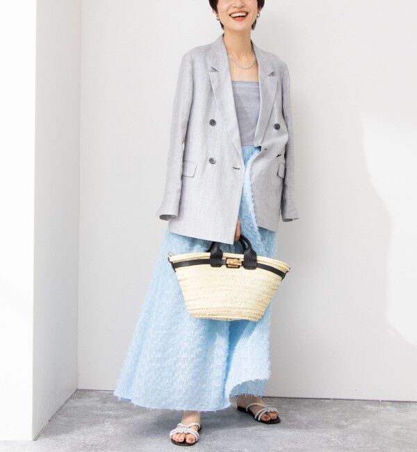 NOLLEY'S「2WAYカットジャガードドッキングワンピース」|ワンピース|