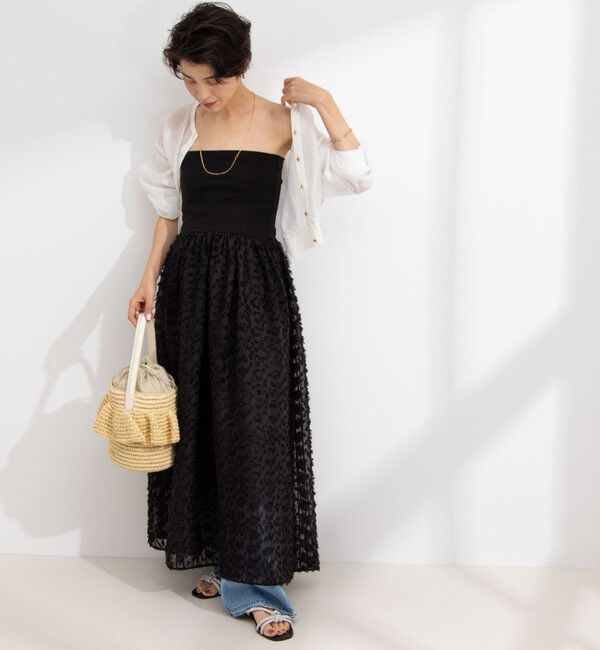 NOLLEY'S「2WAYカットジャガードドッキングワンピース」|ワンピース|