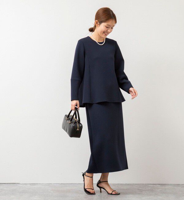 NOLLEY'S「ウォッシャブルエアボールフレアプルオーバーカットソー」|Tシャツ・カットソー|