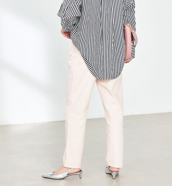 Rie Miller「【RM denim】ハイウエストスリムテーパードデニム」|デニム|