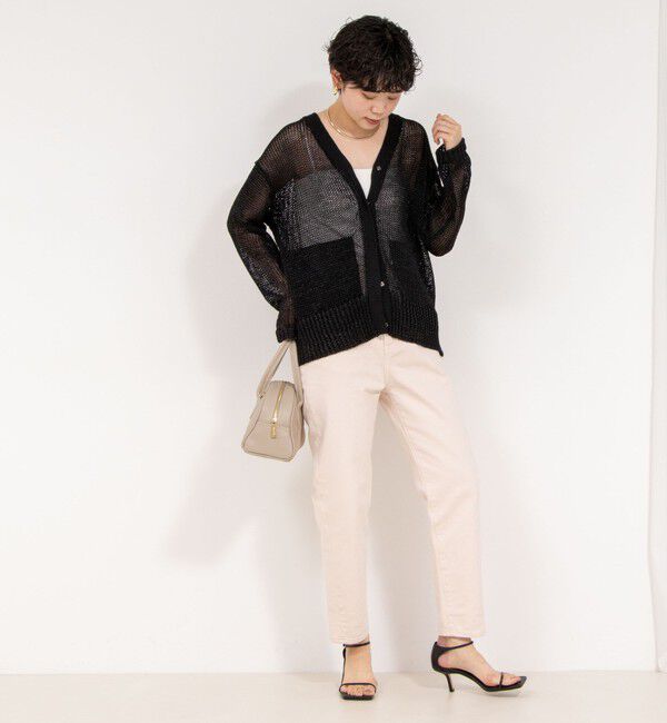 Rie Miller「【RM denim】ハイウエストスリムテーパードデニム」|デニム|