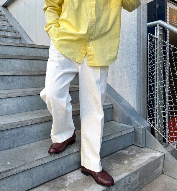 WORK ABOUT「NSOK デニム2タックワイドパンツ 25SS」|デニム|