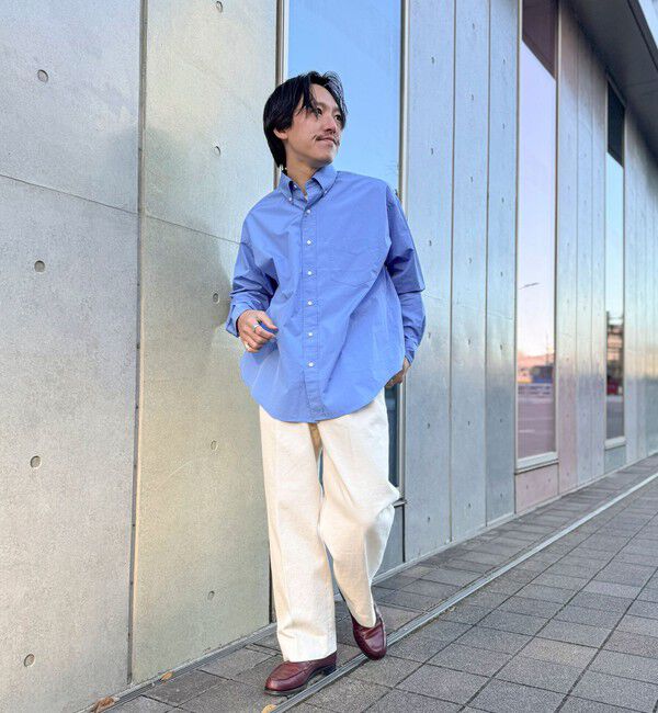 WORK ABOUT「NSOK デニム2タックワイドパンツ 25SS」|デニム|