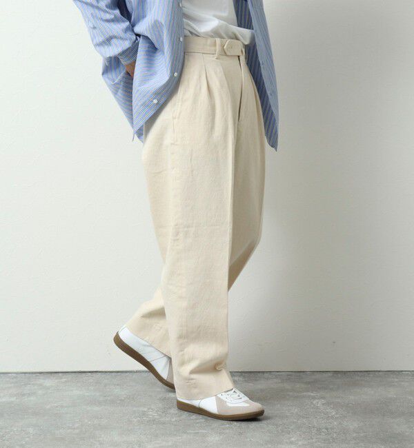 WORK ABOUT「NSOK デニム2タックワイドパンツ 25SS」|デニム|