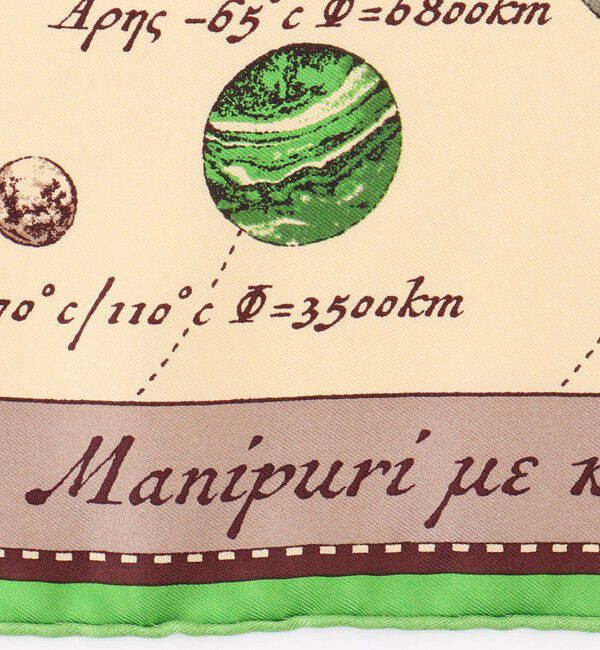 NOLLEY'S「【manipuri/マニプリ】シルクスカーフ65」|バンダナ・スカーフ|