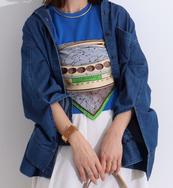 NOLLEY'S「【manipuri/マニプリ】シルクスカーフ65」|バンダナ・スカーフ|