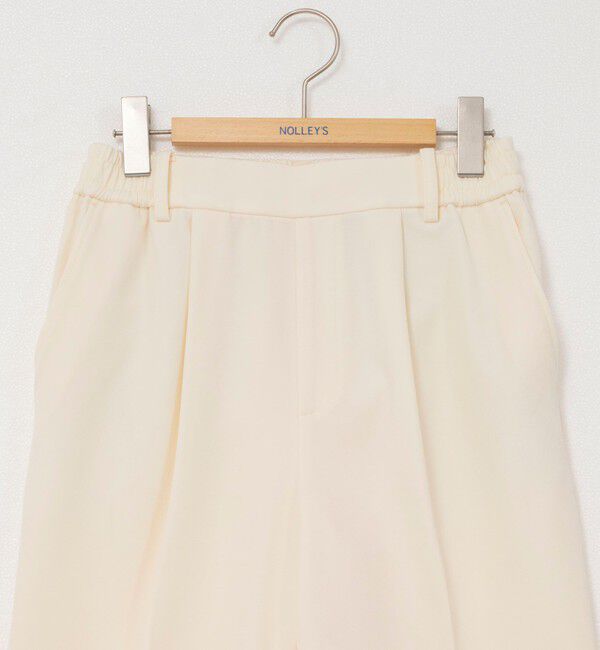 NOLLEY'S「ウォッシャブル裏起毛イージーテーパードパンツ」|チノ|