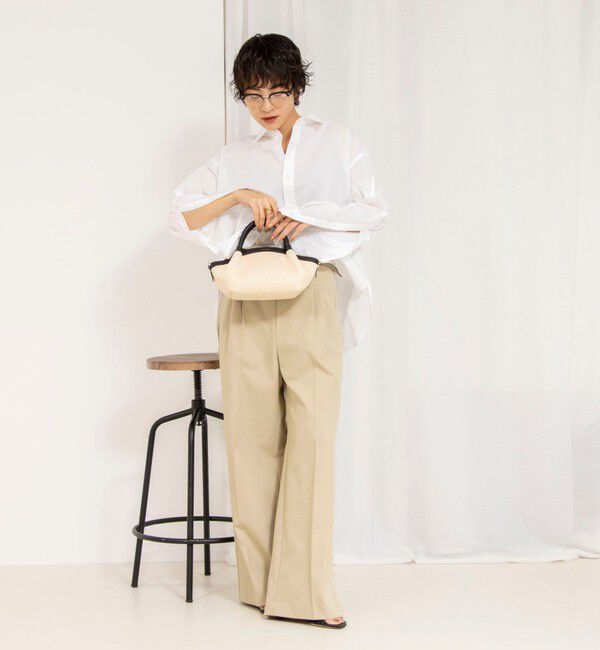 Rie Miller「レギュラーカラー2WAYシャツ」|シャツ・ブラウス|