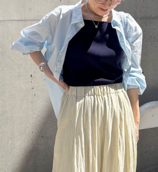 Rie Miller「レギュラーカラー2WAYシャツ」|シャツ・ブラウス|