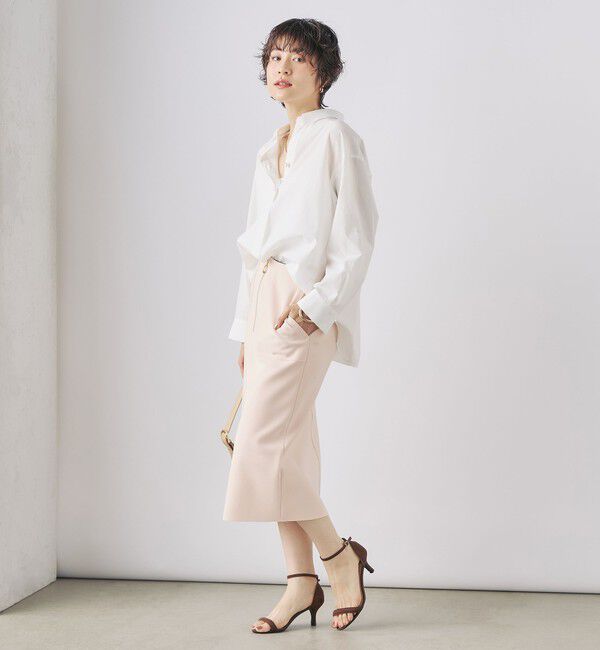 NOLLEY'S sophi「パール釦スキッパーシャツ」|シャツ・ブラウス|