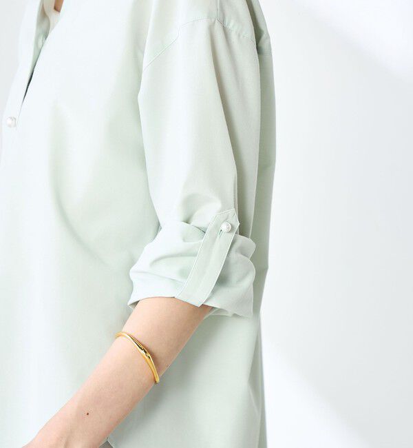 NOLLEY'S sophi「パール釦スキッパーシャツ」|シャツ・ブラウス|