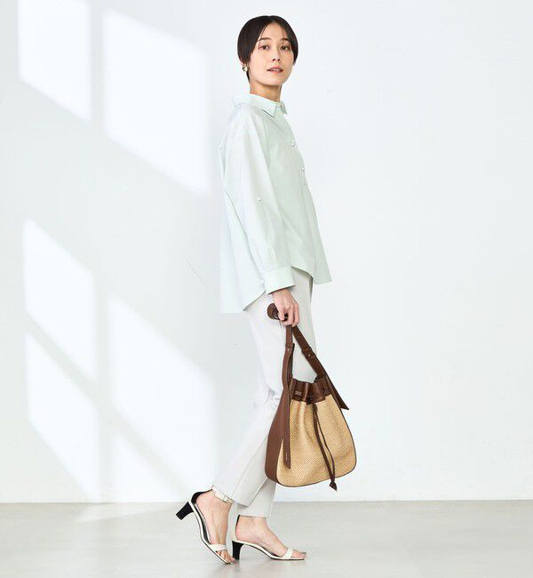 NOLLEY'S sophi「パール釦スキッパーシャツ」|シャツ・ブラウス|