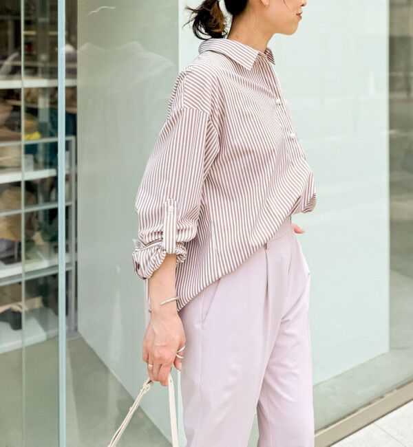 NOLLEY'S sophi「パール釦スキッパーシャツ」|シャツ・ブラウス|