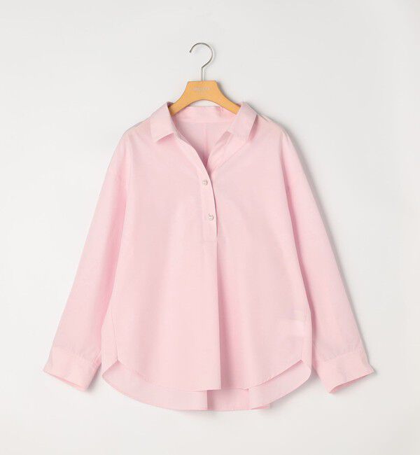 NOLLEY'S sophi「パール釦スキッパーシャツ」|シャツ・ブラウス|