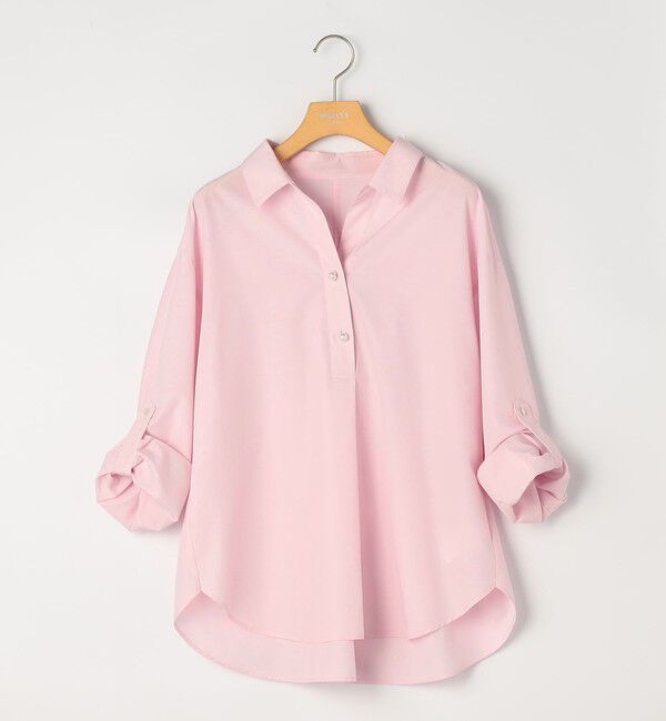 NOLLEY'S sophi「パール釦スキッパーシャツ」|シャツ・ブラウス|