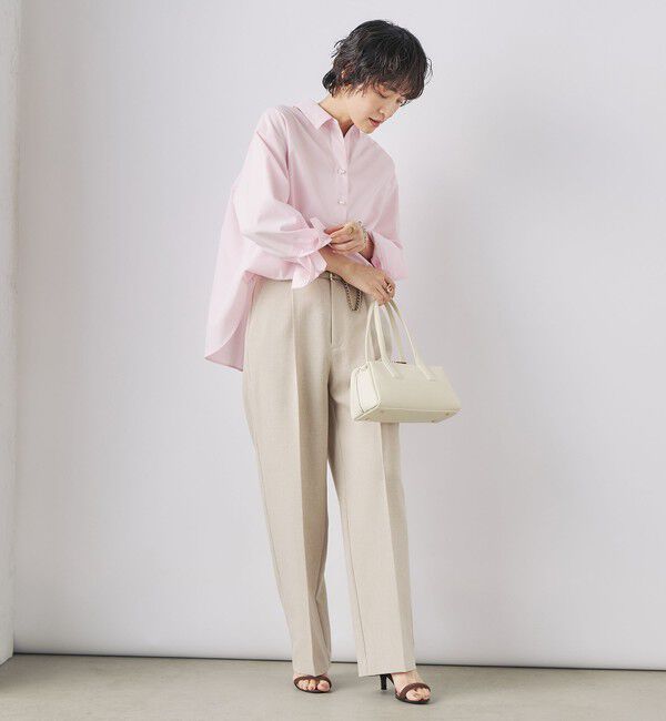 NOLLEY'S sophi「パール釦スキッパーシャツ」|シャツ・ブラウス|