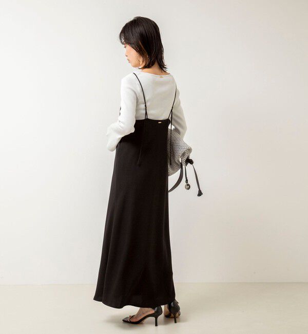 NOLLEY'S sophi「ウォッシャブルマットサテンキャミワンピース」|ワンピース|